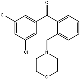 3′,5′-DICHLORO-2-MORPHOLINOMETHYL BENZOPHENONE