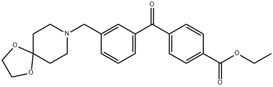 乙基4-[3-(1,4-二氧雜-8-氮雜螺[4.5]癸-8-基甲基)苯甲?；鵠苯甲酸酯