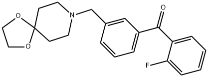 3′-[8-(1,4-DIOXA-8-AZASPIRO[4.5]DECYL)METHYL]-2-FLUOROBENZOPHENONE