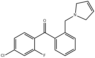 (4-氯-2-氟苯基)[2-(2,5-二氢-1H-吡咯-1-基甲基)苯基]甲酮