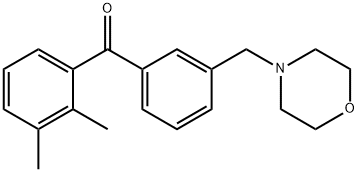 2,3-DIMETHYL-3′-MORPHOLINOMETHYL BENZOPHENONE