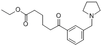 ETHYL 6-OXO-6-[3-(PYRROLIDINOMETHYL)PHENYL]HEXANOATE