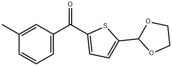 5-(1,3-DIOXOLAN-2-YL)-2-(3-METHYLBENZOYL)THIOPHENE