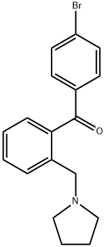 (4-溴苯基)[2-(1-吡咯烷基甲基)苯基]甲酮