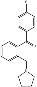 (4-氟苯基)[2-(1-吡咯烷基甲基)苯基]甲酮