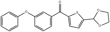 5-(1,3-DIOXOLAN-2-YL)-2-(3-PHENOXYBENZOYL)THIOPHENE