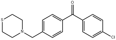 4-CHLORO-4′-THIOMORPHOLINOMETHYL BENZOPHENONE