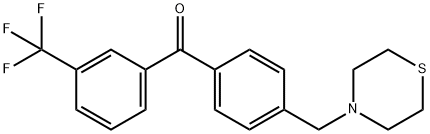 4′-THIOMORPHOLINOMETHYL-3-TRIFLUOROMETHYLBENZOPHENONE