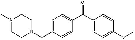 4-(4-METHYLPIPERAZINOMETHYL)-4′-THIOMETHYLBENZOPHENONE