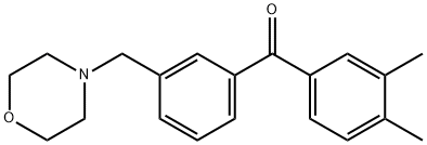 3,4-DIMETHYL-3′-MORPHOLINOMETHYL BENZOPHENONE