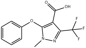 1-甲基-5-苯氧基-3-(三氟甲基)-1H-吡唑-4-羧酸