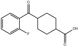 TRANS-4-(2-FLUOROBENZOYL)CYCLOHEXANE-1-CARBOXYLIC ACID