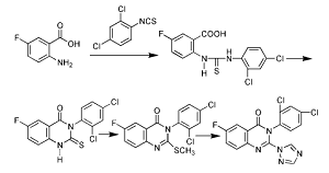 氟喹唑的制備及應(yīng)用
