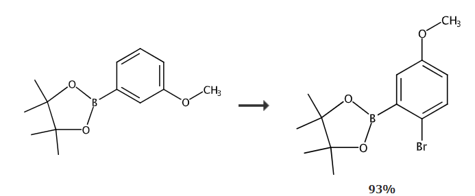 2-溴-5-甲氧基苯硼酸頻那醇酯的制備