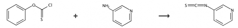 3-吡啶基異硫氰酸酯的制備