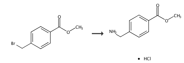 4-氨甲基苯甲酸甲酯鹽酸鹽的制備方法